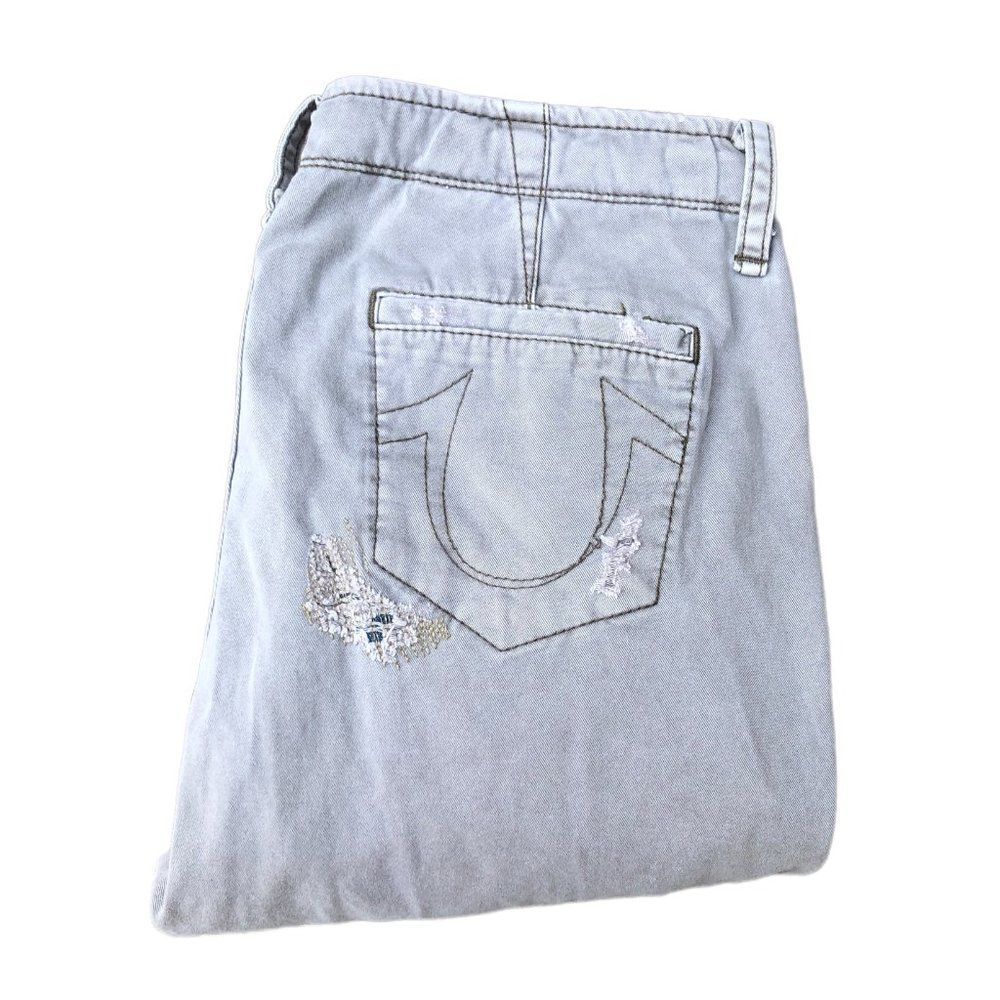 Vintage True Religion Jeans Khaki Pants Size 33